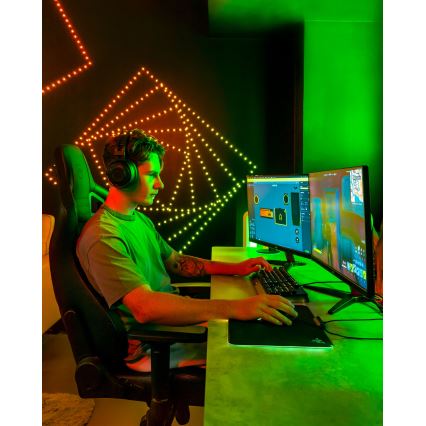 Twinkly - DOTS RGB-LED hämardatav valgusahel 60× LED, 7 m, USB, Wi‑Fi