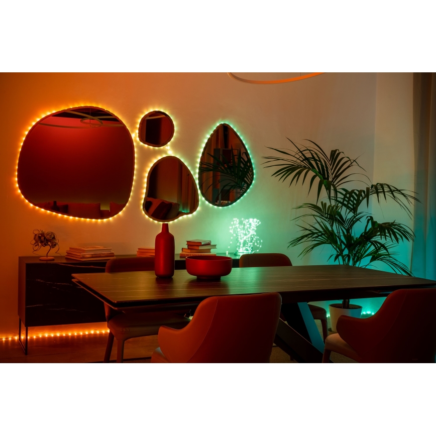 Twinkly - DOTS RGB-LED hämardatav valgusahel 60× LED, 7 m, USB, Wi‑Fi