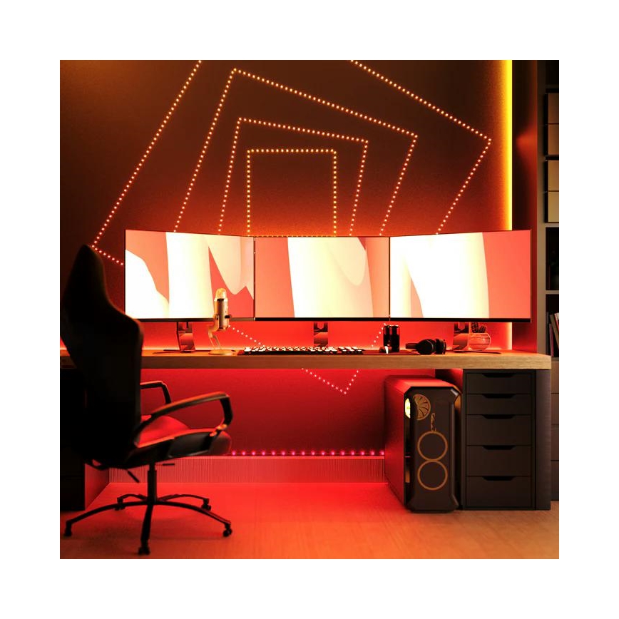 Twinkly - LED RGB Väli Hämardatav riba DOTS 200xLED 10 m IP44 WiFi