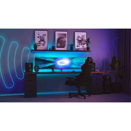 Twinkly - LED RGB Väli Hämardatav riba DOTS 200xLED 10 m IP44 WiFi