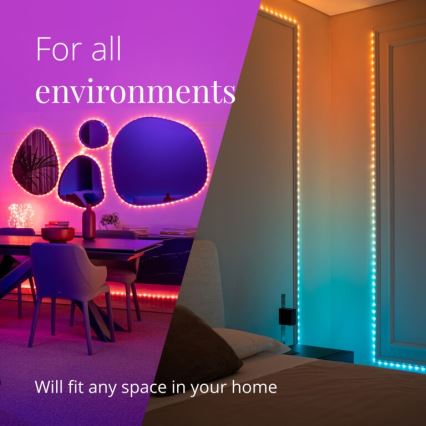 Twinkly - LED RGB Väli Hämardatav riba DOTS 200xLED 10 m IP44 WiFi