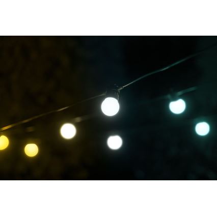 Twinkly - LED Väli hämardatav dekoratiivne valguskett FESTOON 20xLED 14m IP44 Wi-Fi