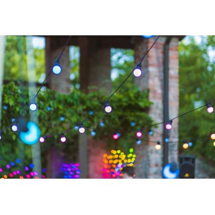 Twinkly - LED RGB Väli hämardatav dekoratiivne valguskett FESTOON 20xLED 14m IP44 Wi-Fi