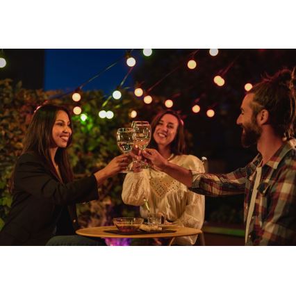 Twinkly - LED RGB Väli hämardatav dekoratiivne valguskett FESTOON 40xLED 24m IP44 Wi-Fi