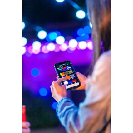 Twinkly - LED RGB Väli hämardatav dekoratiivne valguskett FESTOON 40xLED 24m IP44 Wi-Fi
