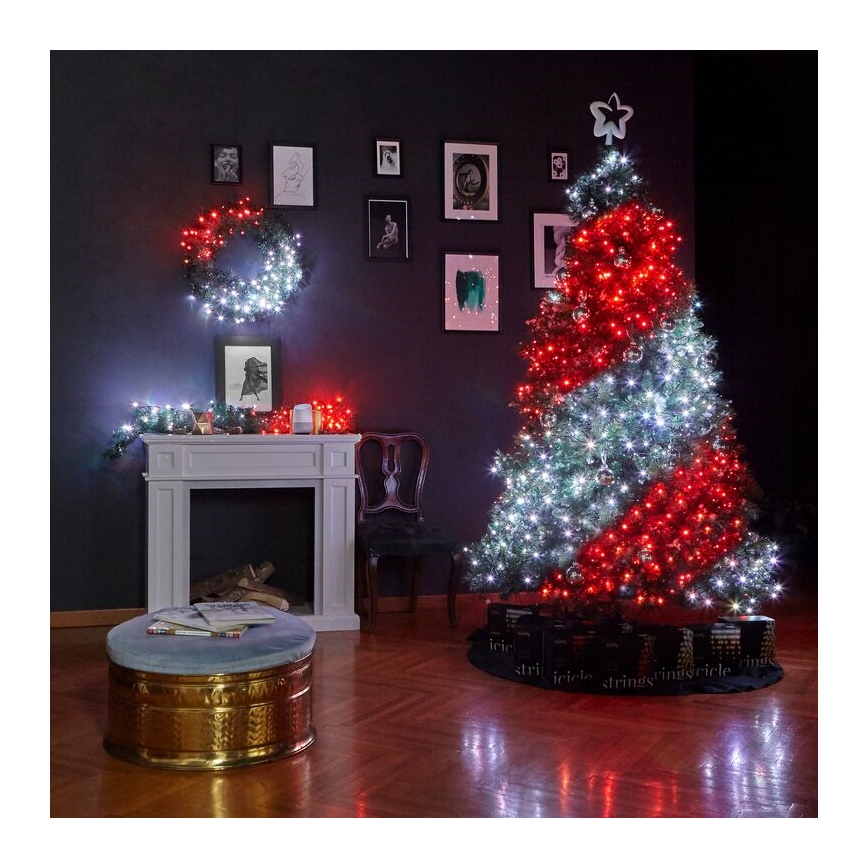 Twinkly - LED RGBW Hämardatav Jõulukaunistus PRE-LIT GARLAND 50xLED 3,15 m Wi-Fi