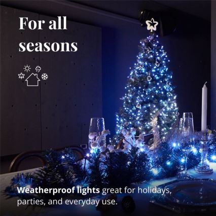 Twinkly - LED RGBW Hämardatav Jõulukaunistus PRE-LIT GARLAND 50xLED 3,15 m Wi-Fi