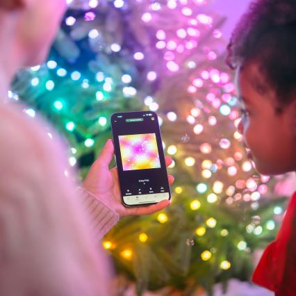 Twinkly - LED RGB hämardatav valguskett CANDIES 200xLED 14 m USB Wi-Fi