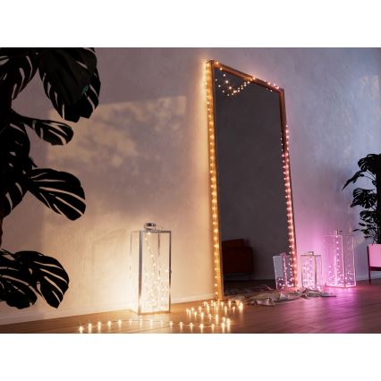 Twinkly - LED RGB Hämardatav jõuluteemaline valguskett CANDIES 100xLED 8 m USB Wi-Fi
