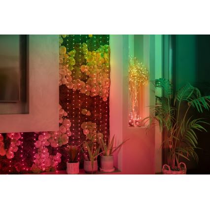 Twinkly - LED RGB Hämardatav jõuluteemaline valguskett CANDIES 100xLED 8 m USB Wi-Fi