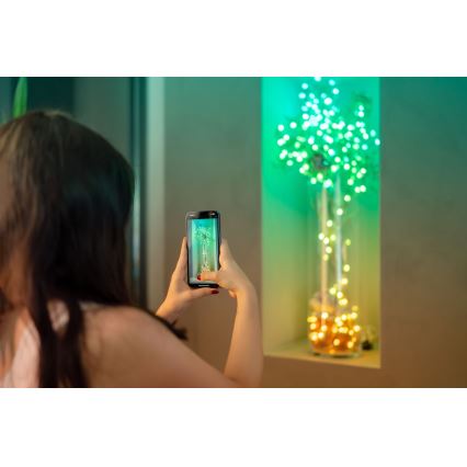 Twinkly - LED RGB Hämardatav jõuluteemaline valguskett CANDIES 100xLED 8 m USB Wi-Fi