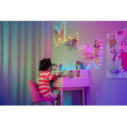 Twinkly - LED RGB hämardatav valguskett CANDIES 200 LED 14 m USB Wi-Fi