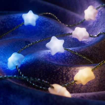 Twinkly - LED RGB hämardatav valguskett CANDIES 200 LED 14 m USB Wi-Fi