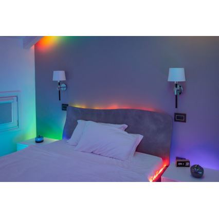 Twinkly - LED RGB Pikendus Hämardatav riba LINE 100xLED 1,5 m Wi-Fi