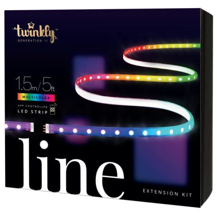 Twinkly - LED RGB Pikendus Hämardatav riba LINE 100xLED 1,5 m Wi-Fi