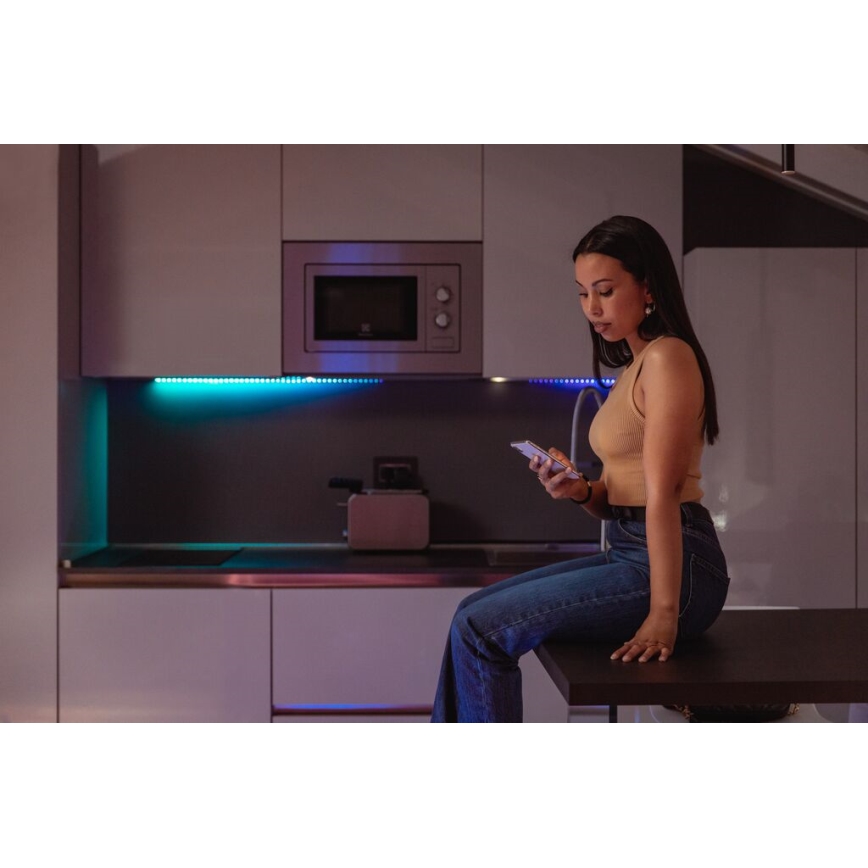 Twinkly - LED RGB Hämardatav valgusriba LINE 100xLED 1,5 m Wi-Fi