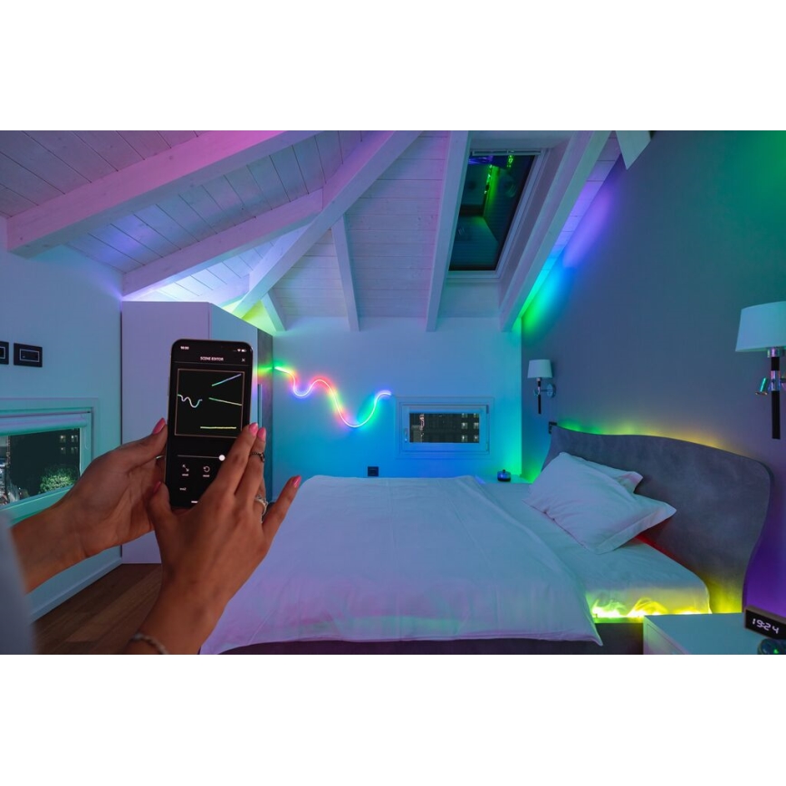 Twinkly - LED RGB Hämardatav valgusriba LINE 100xLED 1,5 m Wi-Fi