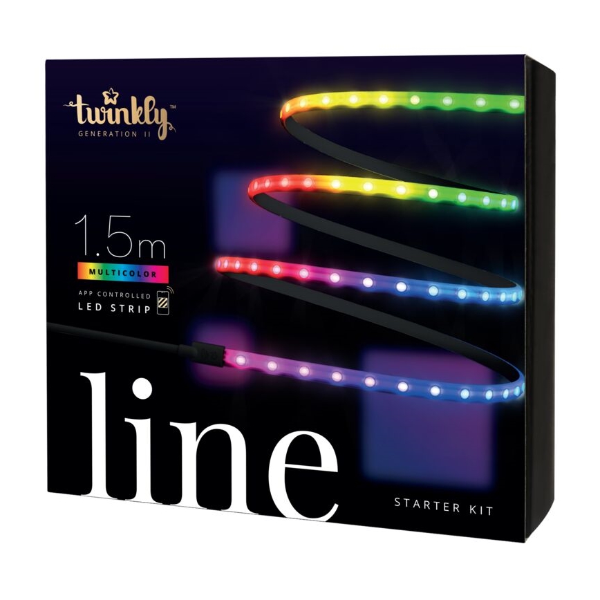 Twinkly - LED RGB Hämardatav valgusriba LINE 100xLED 1,5 m Wi-Fi
