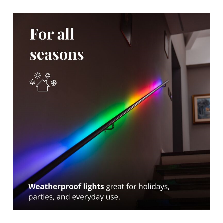Twinkly - LED RGB Hämardatav valgusriba LINE 100xLED 1,5 m Wi-Fi