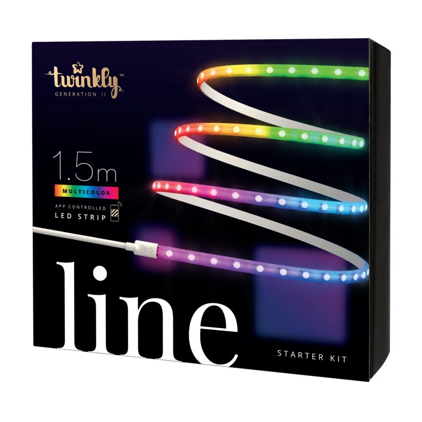 Twinkly - LED RGB Hämardatav valgusriba LINE 100xLED 1,5 m Wi-Fi
