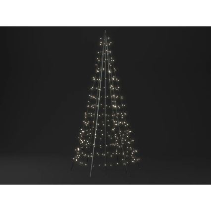 Twinkly - LED RGBW Hämardatav väli Jõulupuu LIGHT TREE 300xLED 2m IP44 Wi-Fi