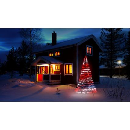 Twinkly - LED RGBW Hämardatav väli Jõulupuu LIGHT TREE 450xLED 3m IP44 Wi-Fi