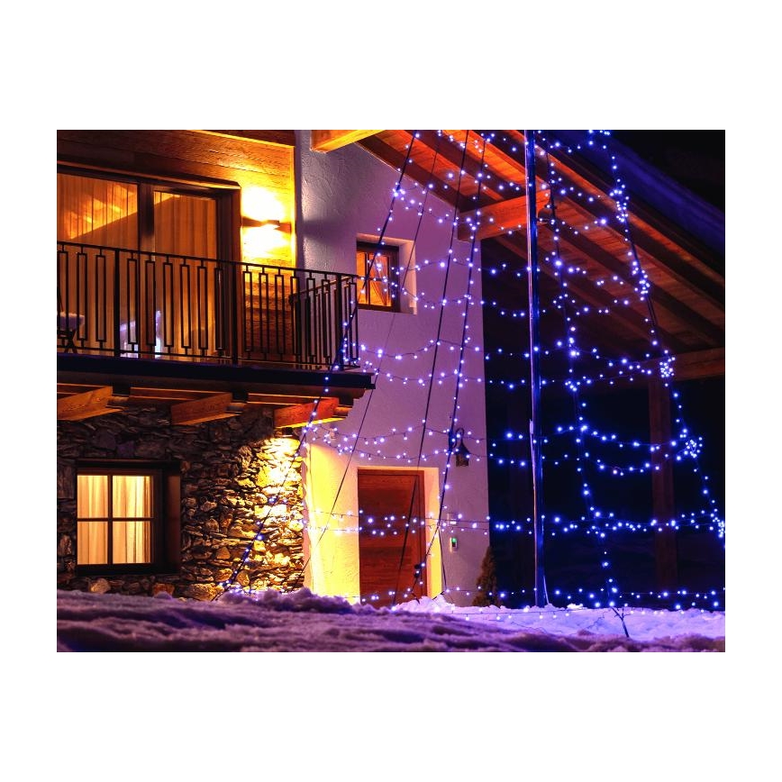 Twinkly - LED RGBW Hämardatav väli Jõulupuu LIGHT TREE 450xLED 3m IP44 Wi-Fi