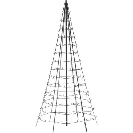 Twinkly - LED RGBW Hämardatav väli Jõulupuu LIGHT TREE 450xLED 3m IP44 Wi-Fi