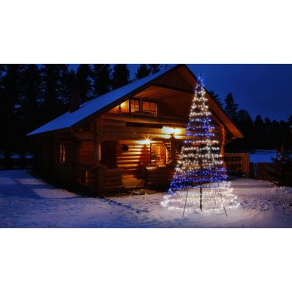 Twinkly - LED RGBW Hämardatav väli Jõulupuu LIGHT TREE 750xLED 4m IP44 Wi-Fi