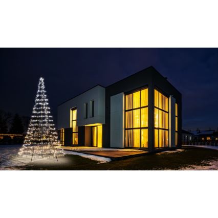 Twinkly - LED RGBW Hämardatav väli Jõulupuu LIGHT TREE 750xLED 4m IP44 Wi-Fi
