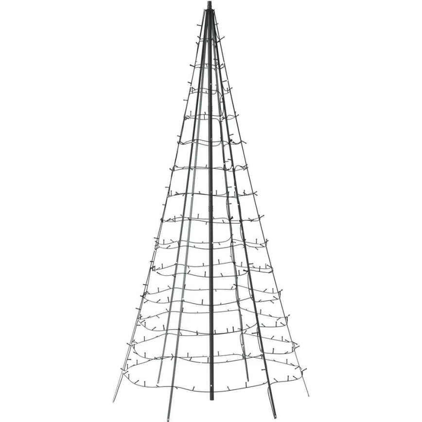 Twinkly - LED RGBW Hämardatav väli Jõulupuu LIGHT TREE 750xLED 4m IP44 Wi-Fi