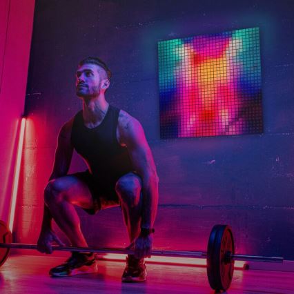 Twinkly - LED RGB Hämardatav valguspaneel SQUARES 64xLED 16x16 cm Wi-Fi