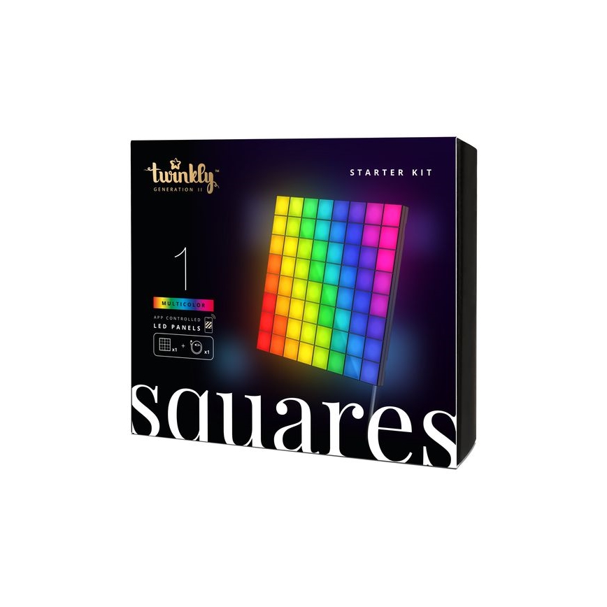 Twinkly - LED RGB Hämardatav valguspaneel SQUARES 64xLED 16x16 cm Wi-Fi