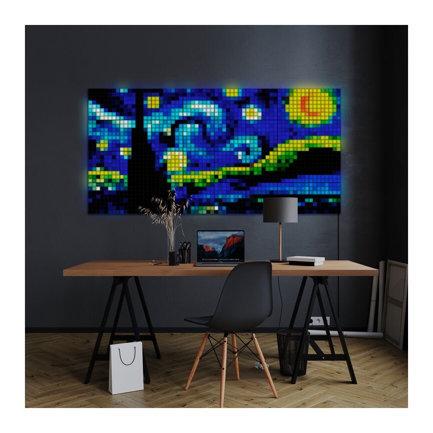 Twinkly - KOMPLEKT 6xLED RGB Hämardatav valguspaneel SQUARES 64xLED 16x16 cm Wi-Fi