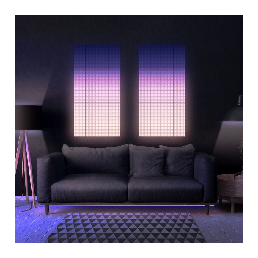 Twinkly - KOMPLEKT 6xLED RGB Hämardatav valguspaneel SQUARES 64xLED 16x16 cm Wi-Fi