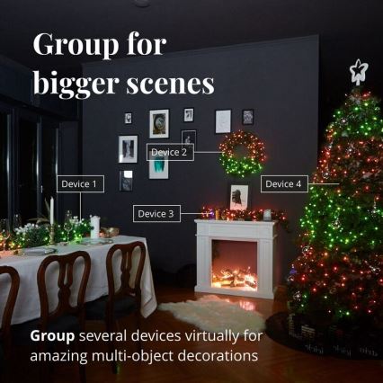 Twinkly - LED RGBW hämardatav välistingimuste  valgusketi STRINGS 250xLED 23,5m IP44 Wi-Fi