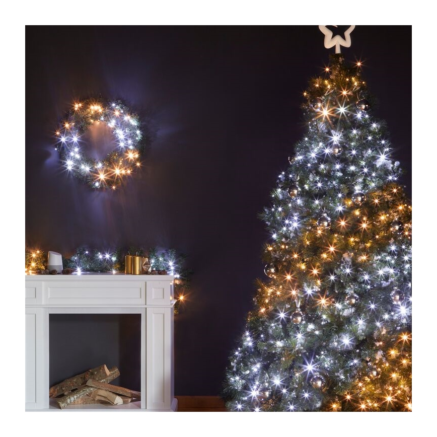 Twinkly - LED Väli hämardatav jõuluteemaline valguskett STRINGS 400xLED 35,5m IP44 Wi-Fi