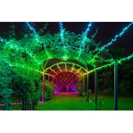 Twinkly - LED RGB Väli hämardatav jõuluteemaline valguskett STRINGS 400xLED 35,5m IP44 Wi-Fi