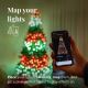 Twinkly - LED RGB Väli hämardatav jõuluteemaline valguskett STRINGS 600xLED 51,5m IP44 Wi-Fi