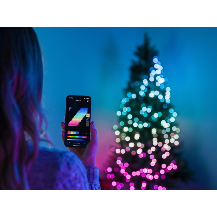 Twinkly - LED RGB Hämardatav väli Valguskett STRINGS 750xLED 63,5m IP44 Wi-Fi