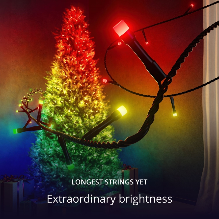 Twinkly - LED RGB Hämardatav väli Valguskett STRINGS 750xLED 63,5m IP44 Wi-Fi