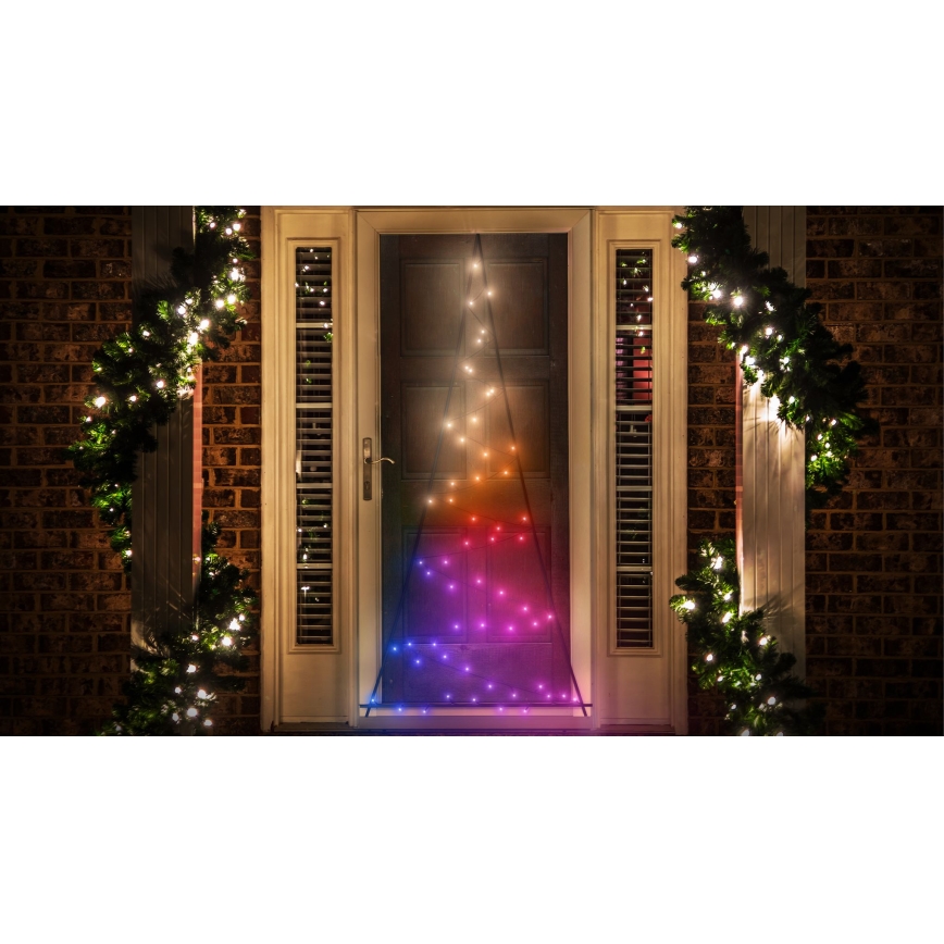 Twinkly - LED RGBW Hämardatav väli Jõulupuu LIGHT TREE 70xLED IP44 Wi-Fi