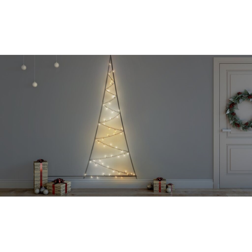 Twinkly - LED RGBW Hämardatav väli Jõulupuu LIGHT TREE 70xLED IP44 Wi-Fi