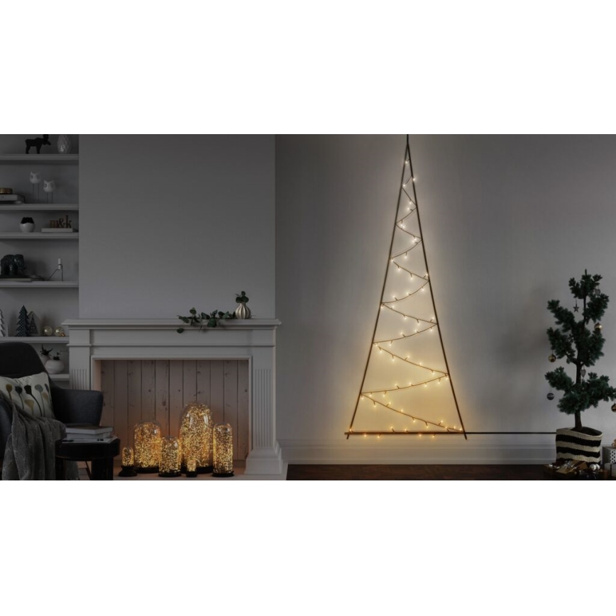 Twinkly - LED RGBW Hämardatav väli Jõulupuu LIGHT TREE 70xLED IP44 Wi-Fi