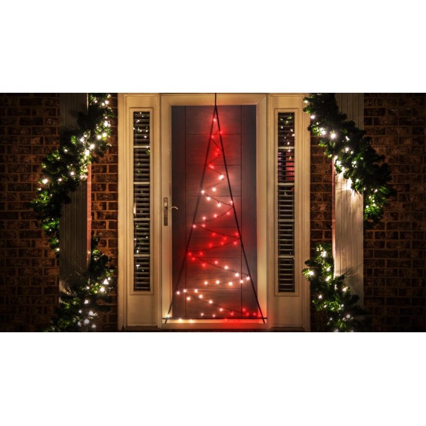 Twinkly - LED RGBW Hämardatav väli Jõulupuu LIGHT TREE 70xLED IP44 Wi-Fi