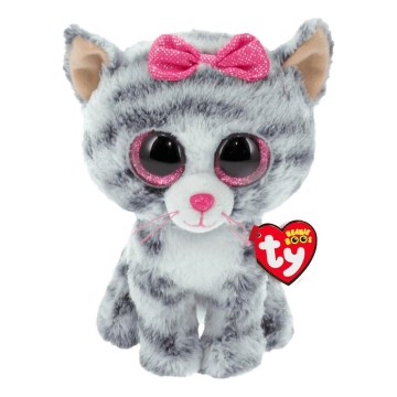 TY - Plüüsmänguasi KIKI kass 15 cm hall