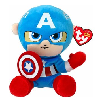 TY - Plüüsmänguasi SOFT CAPTAIN AMERICA Marvel 15 cm