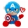 TY - Plüüsmänguasi SOFT CAPTAIN AMERICA Marvel 15 cm