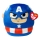 TY - Plüüsmänguasi Squishy CAPTAIN AMERICA 22 cm