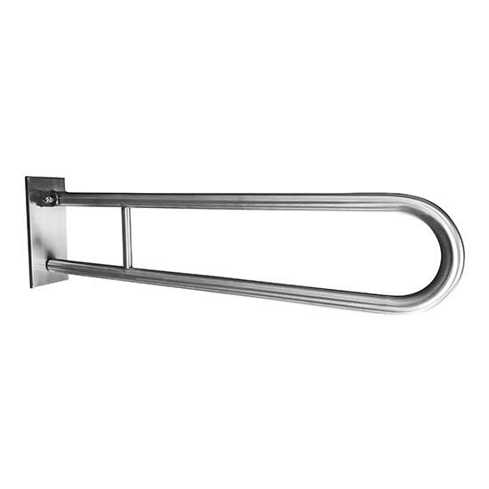 U-kujuline käepide 10,3x25,3 cm, roostevabast terasest, hõbedane
